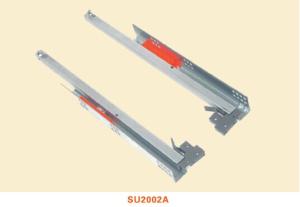 China SU2002 Two-fold Partial Extension Push-open Undermount Drawer Slide Series (With Locking clip) wholesale
