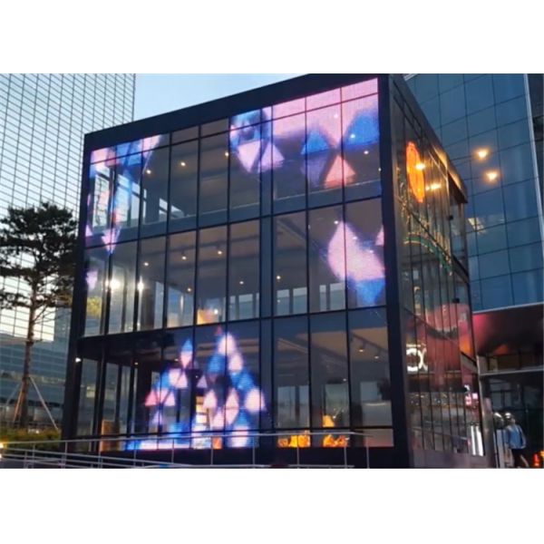 Super Clearly 10ft X 12ft P6.25 Outdoor Full Color Transparent LED Display