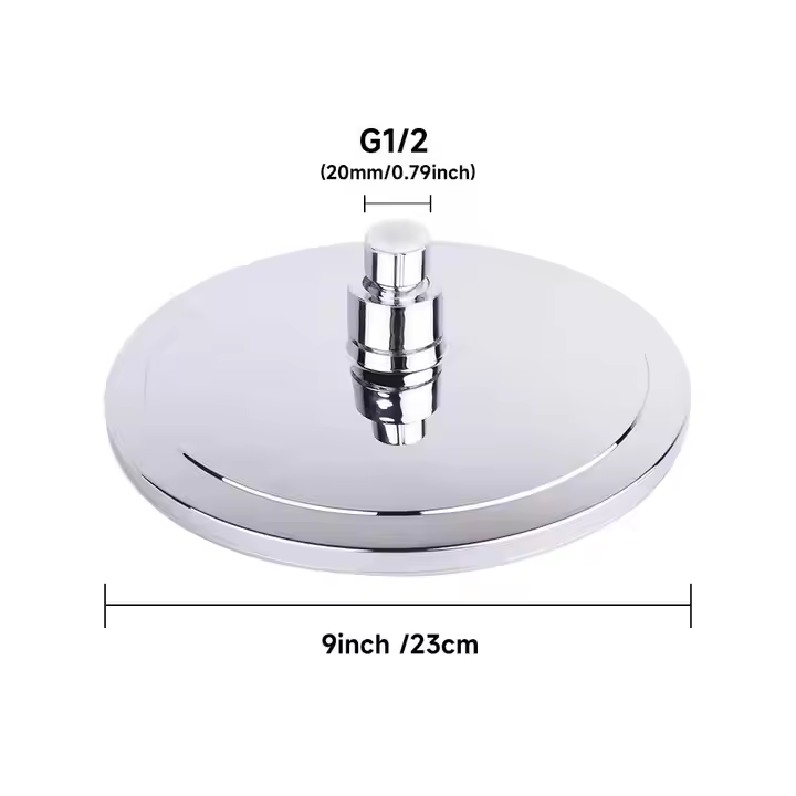 Transform Your Shower Experience With Universal ABS Chrome Plated Rain Shower Head
