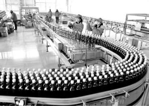 Brewing Rice Wine Production Line Glass Bottles Intelligent PLC Control System