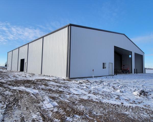 Quality As The Customer Request Commercial Metal Storage Building with PU Insulation Option for sale