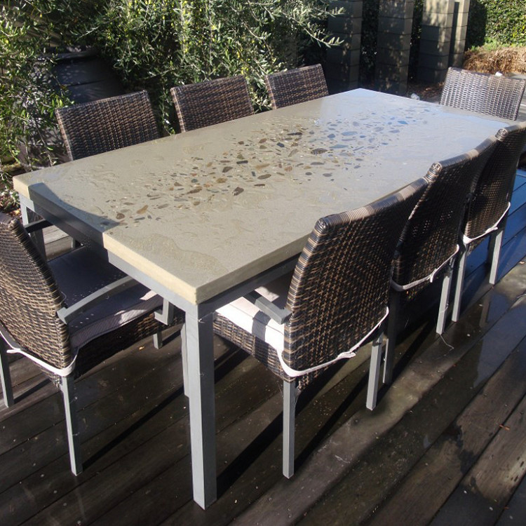Customized Cement Furniture Living Room Table Concrete Furniture Side Table Modern Round Concrete Coffee Table