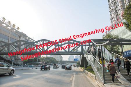 Quality Single Span Prefabricated Vehicle Bridges Steel Structure Overcrossing Highway for sale