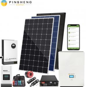 China Photovoltaic Solar Power System Solar Panel Hybrid Grid Kit 5KW 10kw Home Use wholesale
