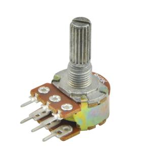 China Vertical Type Carbon Composition Potentiometer 16mm WH148-1B Dual Unit wholesale
