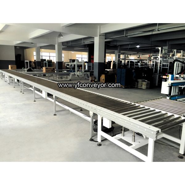 Stainless Steel Motorized Roller Conveyor,90 Degree Transfer Table