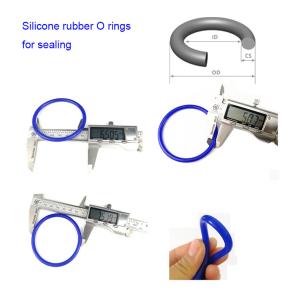 China Durable Colored Rubber O Rings Seals Round Shaped 40 - 90 Shore A Hardness wholesale