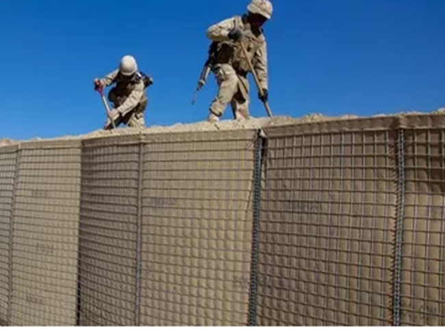 Gabion Hesco Bastion Wall Military Gabion 4mm 5mm Wire Diameter