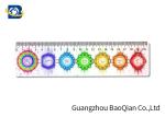 OEM PVC Plastic Rulers Printed , 3DCustom Lenticular Printing Measuring Straight