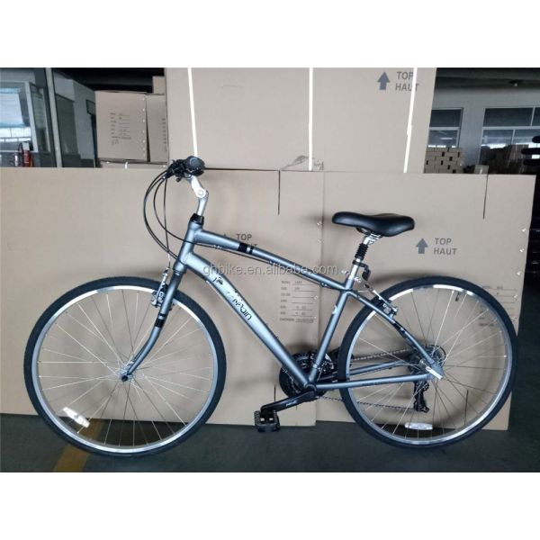 21 Speed Aluminum Frame Cruiser Adult Road Men's Bicycle with Front and Rear V Brake