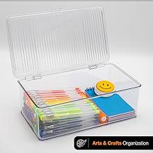 clear container bins