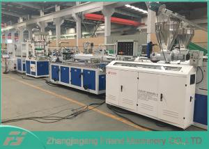 300-700mm Pvc Ceiling Panel Making Machine , PVC / PE / PP Wpc Production Line