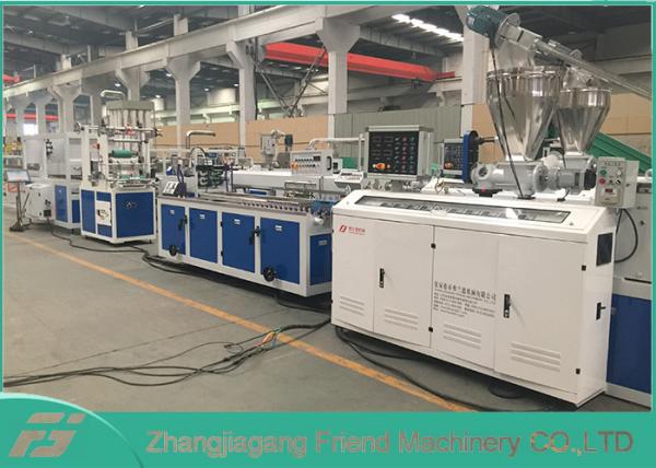 Quality 300-700mm Pvc Ceiling Panel Making Machine , PVC / PE / PP Wpc Production Line for sale