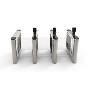 China Access Control Swing Turnstile Barrier  Compatible With Push Release Button on sale