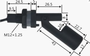 China Horizontal install float level sensor wholesale