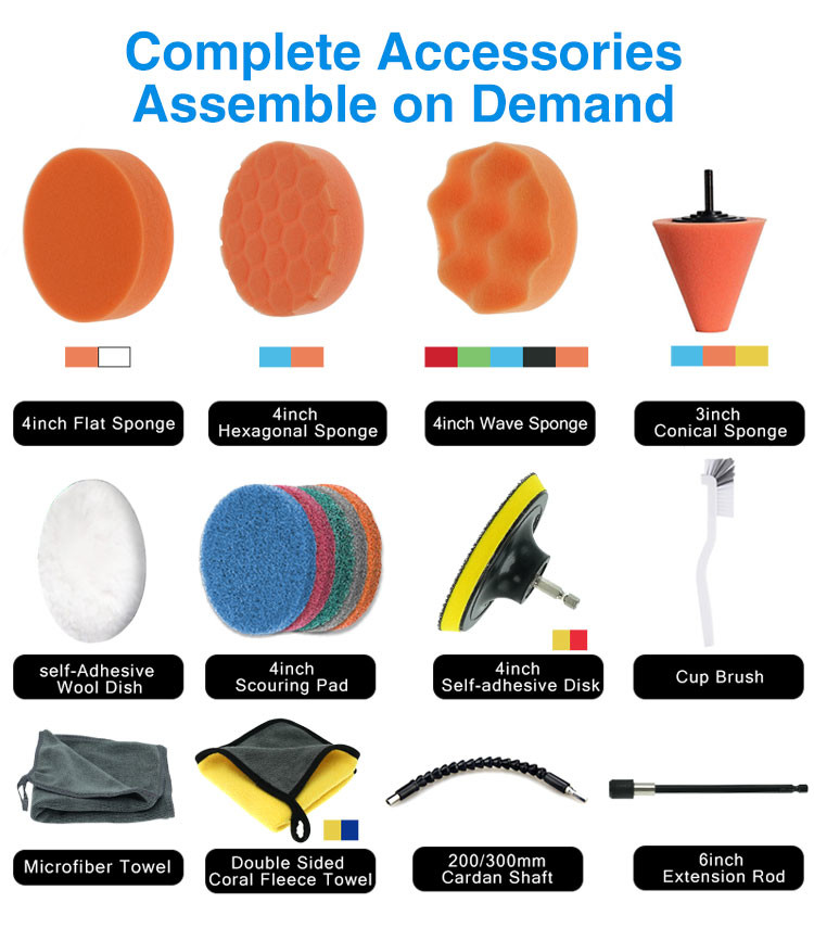 2/3.5/4/5Inch Drill Cleaning Brush Power Brush For Drill