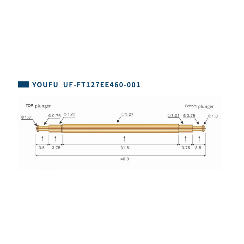 Precision Pogo Pin Probe Double Ended for Electronic Testing