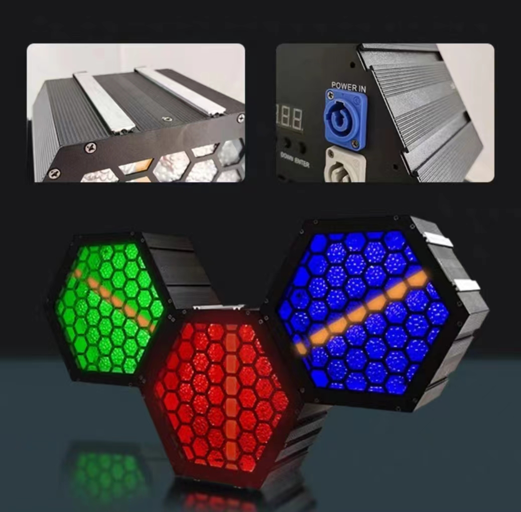 90 Ra Color Rendering Index RGB Triangle Retro Strobe Light for Hotels
