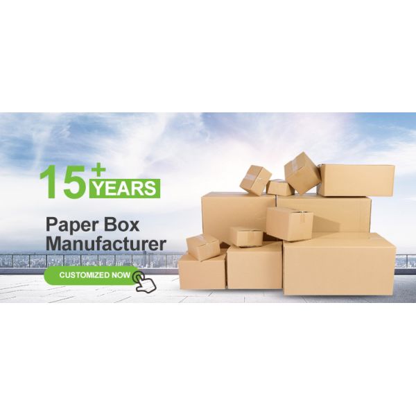Practical Kraft Paper Corrugated Gift Box Dustproof Wear Resistant