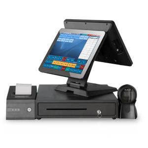 Carav 15'' 400cd/M2 Retail Point Of Sale System Includes Touchscreen Pc Pos Software