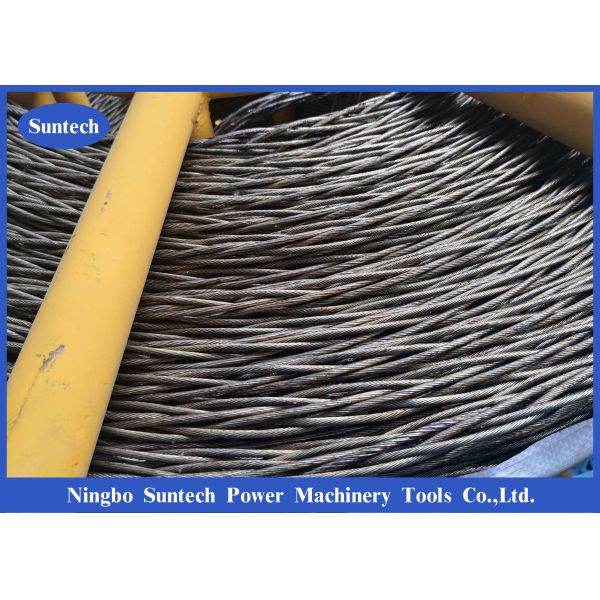 Transmission Line Anti Twisting Braided Galvanised Conductor Steel Pilot Wire Rope