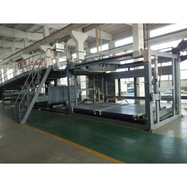 Dpack corrugated Electric / Pneumatic Automatic Stacking Machine With Steel Parts Marterails