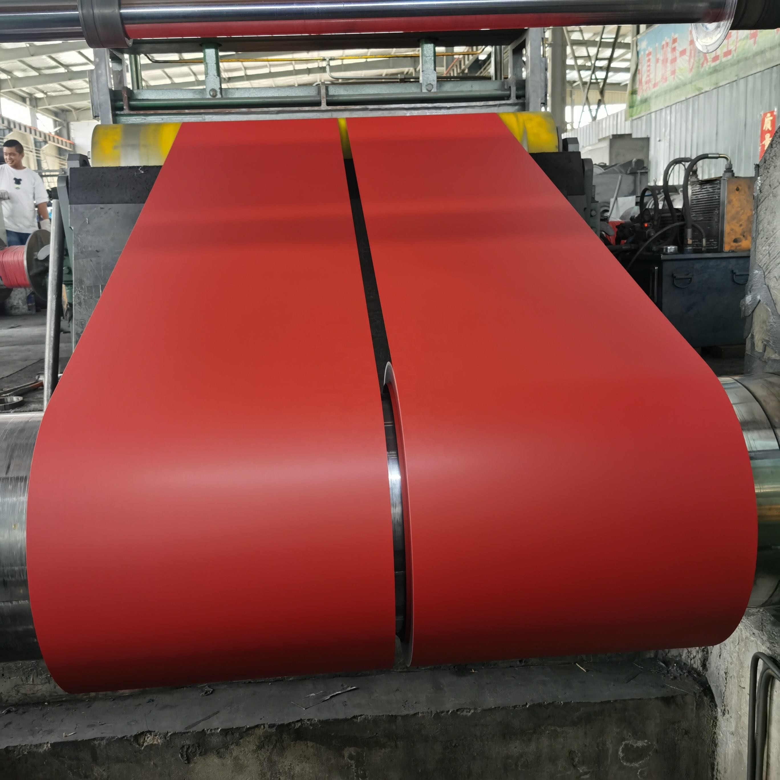 Low Price Sales With High Quality Aluminium Color Coated Coil 5005 5052 5754 Anti-Impact Color Coated Aluminium Coil For Gutter