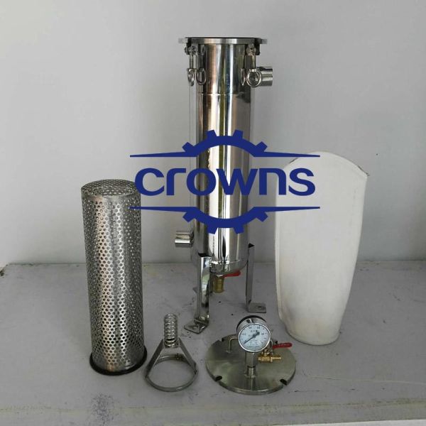High Efficiency Herbal Juice Solution Solid Liquid Impurity Filtration Bag Filter Housing System