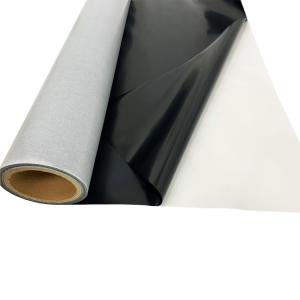 China TPU Hotmelt Adhesive Film / 150cm Black Adhesive Film For Cotton Fabric Lamination wholesale