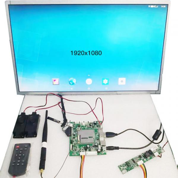 Advertising LCD Main Board 1920x1080 LVDS 32G Android 8.1 OS With Embedded 4G SIM Card Plug