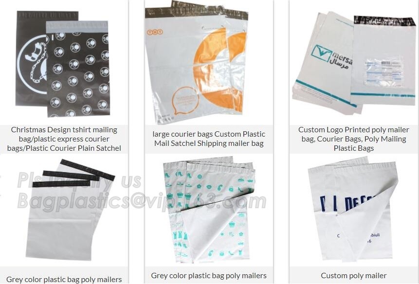 cornstarch made biodegradable and compostable courier mailing plastic shipping packaging bag with custom logo CLOTH PACK