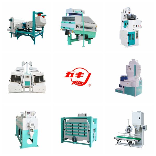 LCD Display Carbon Ceramic Emery Roller Rice Mill Whitener 7.5T/H