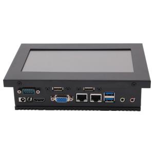 China X86 Linux Panel Pc , Fanless Panel Computer Heat Sink Passive Cooling wholesale