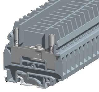 Quality SKJ-2.5S Din Rail Terminal Blocks Small Volume For Automotive Wire Connection for sale