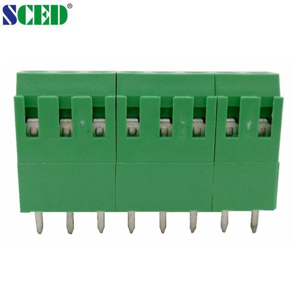 Pitch 3.8mm PCB Terminal Blocks, Double Level Clamp Euro Screw Terminal Block