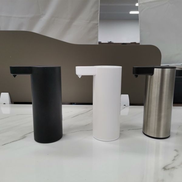 4xAA Stainless Steel Sensor Soap Dispenser For Bathroom Accessories Black Color