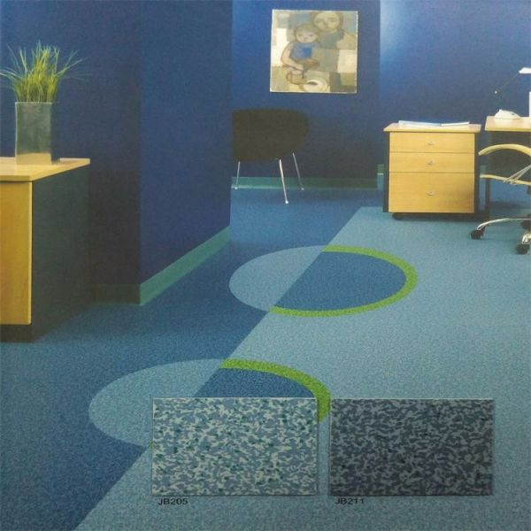 Printed PVC Laminate Flooring Thickness 1.6mm Wear Layer 0.07-1.0mm