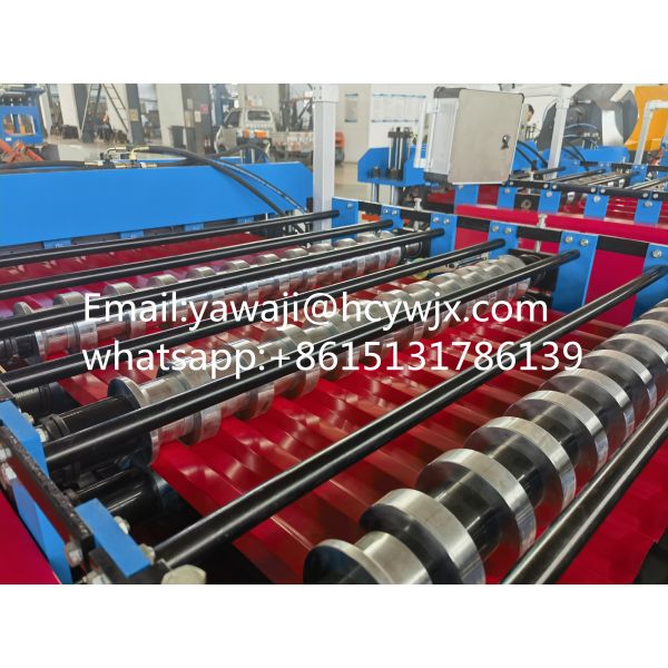 China Metal Corrugated Ibr Zinc Roofing Sheet Double Layer Roll Forming Machine Precision