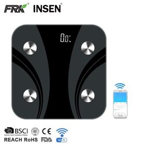 China AAA Batteries Powered LED Display WiFi Smart Body Analyser Scale wholesale