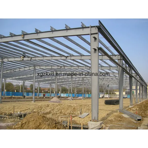 Prefabricated Steel Structure Workshop Building with High Quality