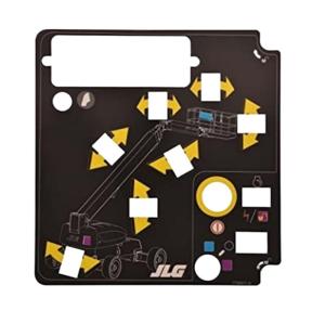 JLG 1706911 Decal Stickers Used for Boom Lift Platform Control Parts