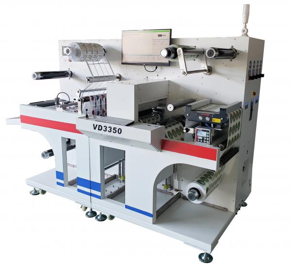 Quality High-Speed Digital Label Die-Cutting Machine With Rewinding And Stripping for sale