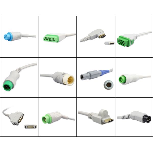Surgical Supplies Disposable ECG Cable 5 Lead Ecg Cable for Spacelabs Patient Monitor