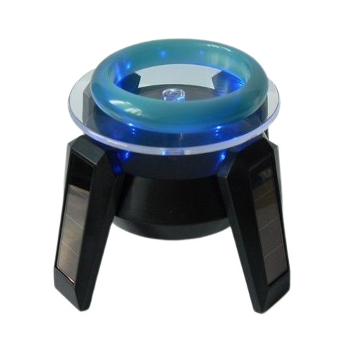 Energy Saving Led Light Solar Display Stand With 360 Degree Rotation