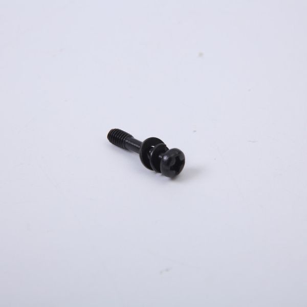 Black Zinc Plated Screws Round Head With Washer Triple Set , Cross Slotted Pan