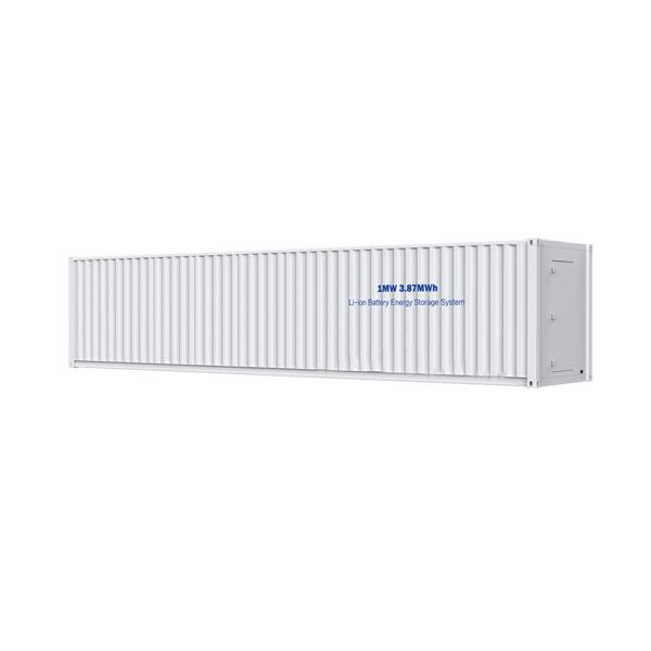 Quality Integrating Solar 1mw 3.87mwh  All In One Outdoor HVAC Shipping Container Battery Storage for sale
