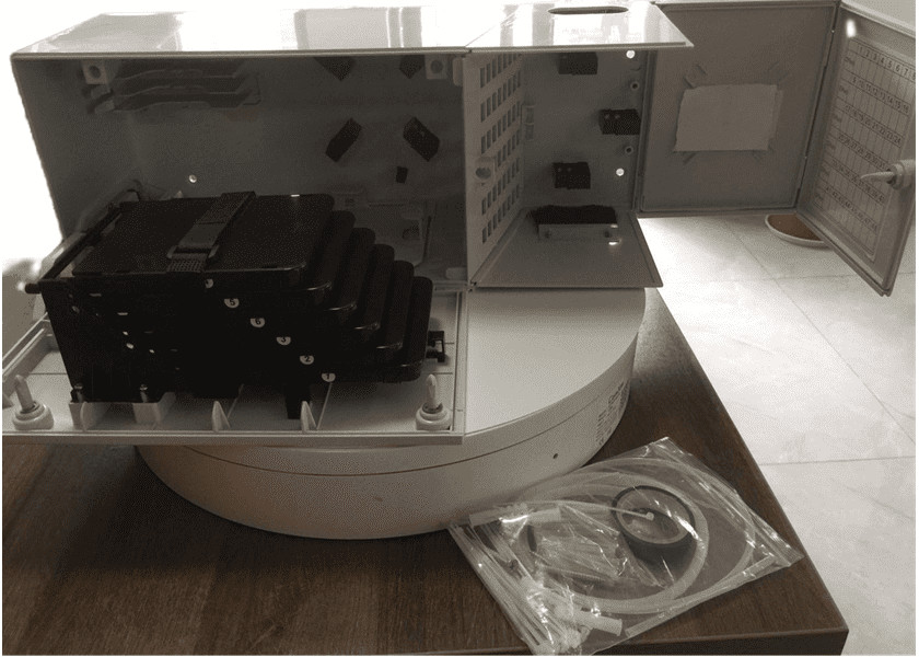 48 Core Fiber Termination Box SCAPC Adapters Ethernet Terminal Box 48 Splices