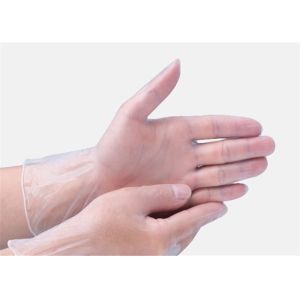 Transparent Disposable Medical Examination Gloves Beauty Dental 100 pcs / Box
