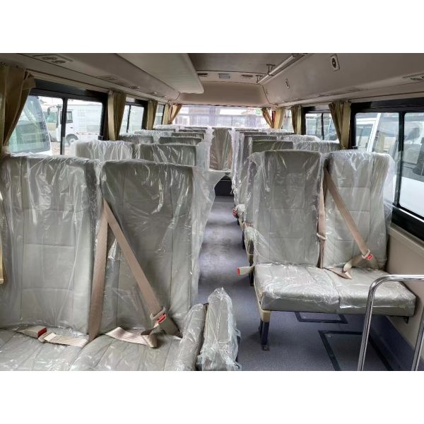 Used Coaster Bus Mudan Minibus 30 Seaters Right Hand Drive Use In Tanzania Leaf Spring For Bad Road