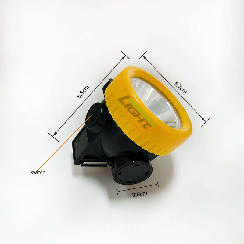 ATEX Tested LED Mining Headlamp with 191g Lightweight Design and 13-15 Hours Runtime for Miners Safety